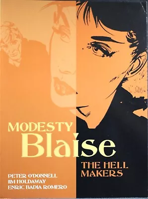 MODESTY BLAISE The Hell Makers By Peter O'Donnell Titan Books #6 1st Printing • $24.99