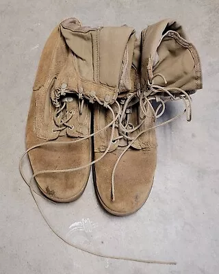 Bates US Army Combat Desert Tan Boots Vibram Sole Mens 9R Warm Weather • $20