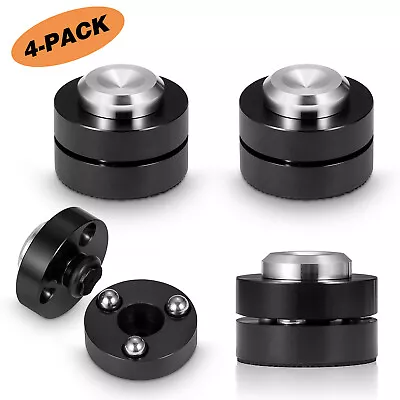 4-Pack CD Player/Speaker Spikes Pads Preamp/Amplifier Isolation Stand Feet Mats • $51.14