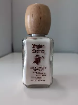 English Leather All Purpose Powder After Shave 5oz Full Or Nearly Full • $8.99