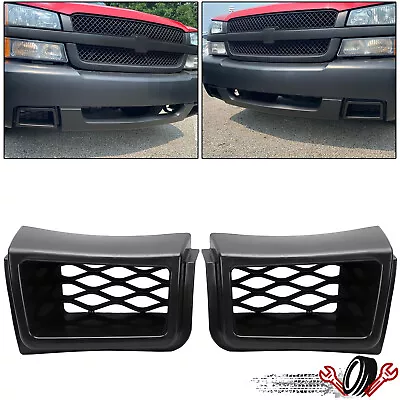 $21.99 • Buy Air Duct Front Bumper Caliper SS Style Fit For 2003-2007 Chevy Silverado 1500
