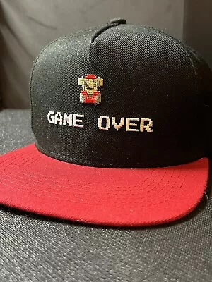 Mario Smash Bros Super Mario Hat/Cap Game Over Snapback Hat. Nintendo • $25
