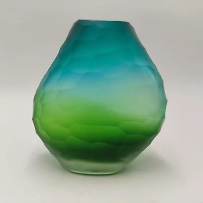 Vintage Murano Venini Battuto Carlo Scarpa Honeycomb Italy Vase STUNNING • $797.65