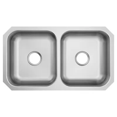Moen 2000 Series 31.75 X18'' Undermount Double Bowl Stainless Steel Kitchen Sink • $70