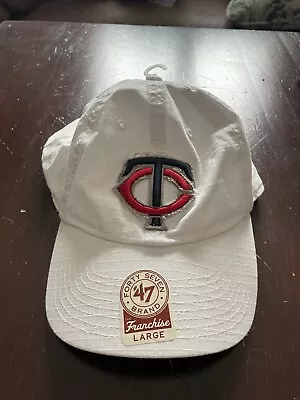 Mn Twins 47 Brand Snapback Hat White Brand New • $12.99
