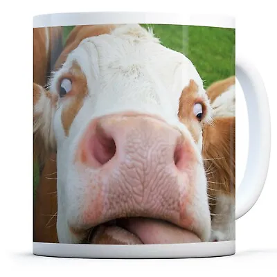 Funny Cow - Drinks Mug Cup Kitchen Birthday Office Fun Gift #16988 • £8.99