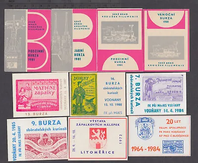 Series Of Old Czechoslovakian Unofficial Matchbox Labels 2. • $1.20