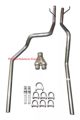 Mandrel Bent Performance Dual Exhaust W/ Y Pipe Fits 03-05 Dodge Ram Hemi 5.7 • $184.95