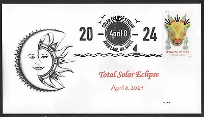 TOTAL SOLAR ECLIPSE In The USA Cover * APRIL 8 2024 * AVON LAKE OHIO • $4.50