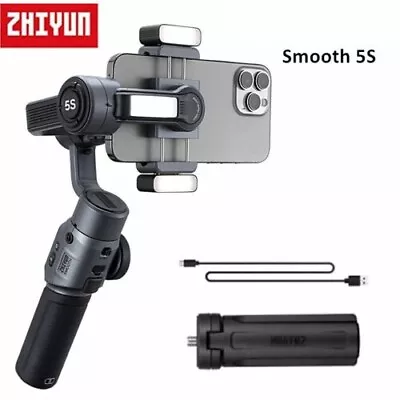 Zhiyun Smooth 5S Gimbal Stabilizer For Smartphone IPhone YouTube TikTok Video • $242