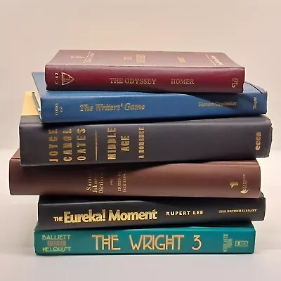 Prop Staging Books HARDCOVER LOT OF 6 Home Library Display Mixed Modern Decor HC • $17.45