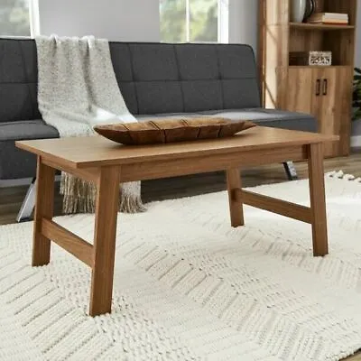 Modern Wood Rectangle Coffee Table Walnut Finish • $30.34