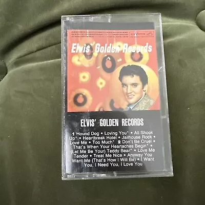 Elvis Presley ELVIS’ GOLDEN RECORDS Cassette Tape AFK1-5196 • $4.50