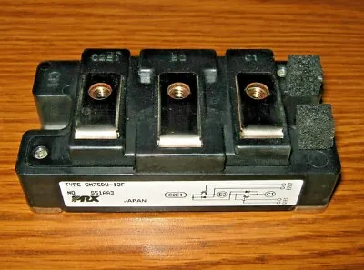 $25 • Buy * PRX Powerex IGBT Module CM75DU-12F, 75A, 600V, Used