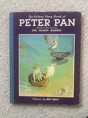 Vintage Hardcover 1931 Book  The Picture Story Book Of PETER PAN”by James Barrie • $75