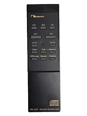 Nakamichi RM-3CD CD Player Remote Control OMS-30 OMS-40 • $49.95