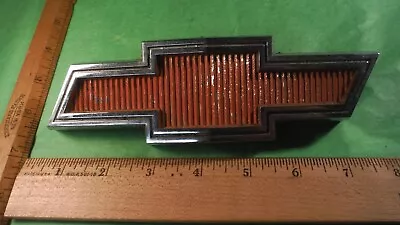 BY45 Chevrolet Red Bowtie Grill Emblem Vintage 1967-8 #3893742 CHEVY TRUCK C/K10 • $49.99