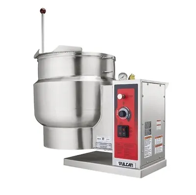 Vulcan K12ETT Countertop Manual Tilt Steam Kettle 12-gal 2/3 Jacketed208v/1p • $5800