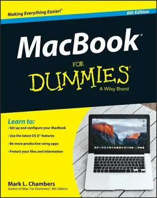 Macbook For Dummies By Chambers Mark L. • $4.99