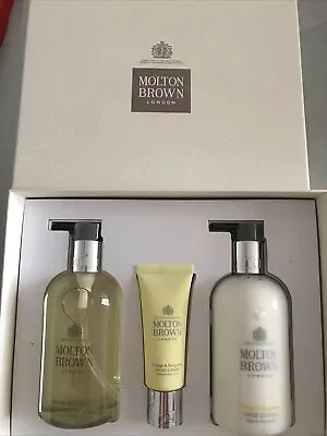 Molton Brown Orange & Bergamot Hand Ritual Set Hand Wash/lotion/ Cream NIB $96 • $79.99