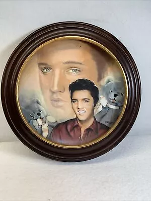 Elvis Presley  Teddy Bear  Collector Plate With Display Ring • $12.99