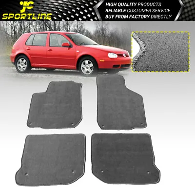 Fits 99-05 Volkswagen Gli Golf Jetta Mk4 2Dr 4Dr Floor Mats Front Rear Nylon • $43.99