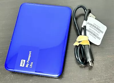 Western Digital 1TB Blue My Passport Ultra Portable Hard Drive WDBGPU0010BBL WD • $39.99