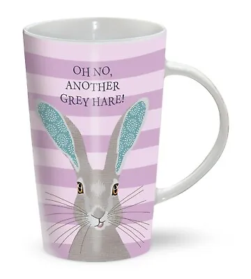 Latte Mug - Grey Hare! • £10.98