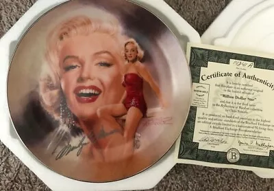 One Exquisite MARILYN MONROE Collector Plate W COA 1990's BRADFORD EXCHANGE 8  • $9.70