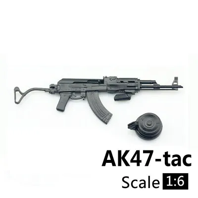 1/6 Scale AK47-tac Rifle Gun Weapon Military For 12  Action Figure Soldier UK • £5.99