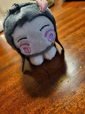 Demon Slayer Nezuko Kamado Character Hug Plush Doll Anime Key Chain • $9.95