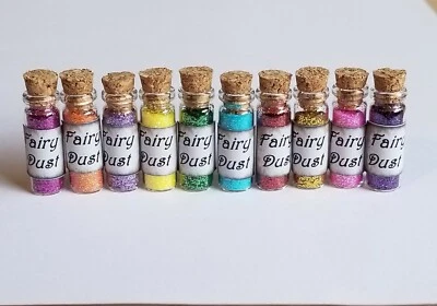 £6 • Buy 10 Mini Bottles Of Fairy Dust  Party Bag Fillers, Wedding Favours
