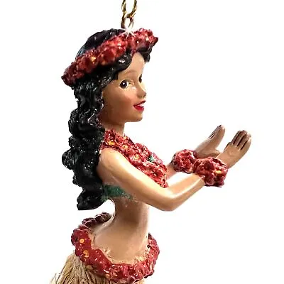 Kurt Adler Hula Girl Christmas Ornament- Hawaii Ukulele Dancing Girl • $17.47