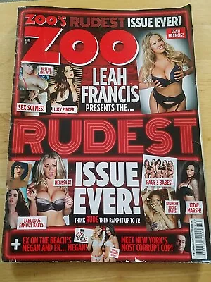 £3 • Buy  Zoo Magazine Leah Francus,Megan McKenna,Lucy Collett,Rosie Jones,Chanelle Hayes