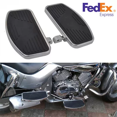 Adjusted Motorcycles Front Rear Foot Boards Floorboards For Honda Yamaha Suzuki • $48.99