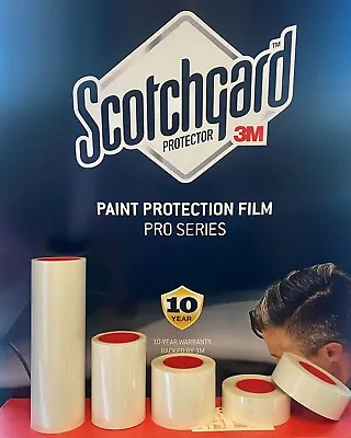 3M Scotchgard Pro Series Paint Protection Film Urethane Clear Bra 610mm W Per Mt • $89.90