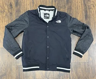 North Face Jacket Medium Varsity Transbay Insulated Black • $48.95