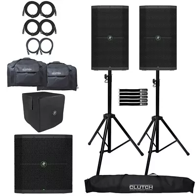 Mackie THUMP212 12  DJ Pro Audio Speakers Pair W 15  Powered Subwoofer Pack • $1615.40