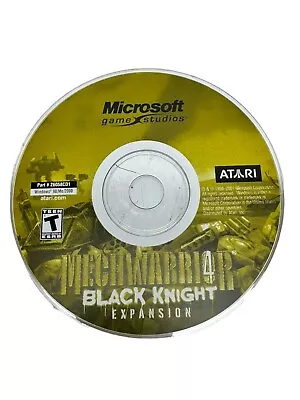 Mechwarrior 4 Black Knight Expansion PC Game (Disc Only) • $4.28