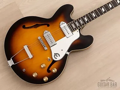 2003 Epiphone Casino Vintage Sunburst Near-Mint W/ 1 11/16  Nut Case & Tags • $1699.99