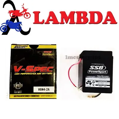 $54 • Buy Battery 6v For Yamaha RS100 RX125 SA50 YB100 YT125 Models