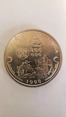 $0.15 • Buy Portuguese Commerative Silver Coin 200 Escudos