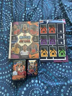 Match Attax 20/21 Folder And Tind With 397 Cards & Shiny Ones • £17
