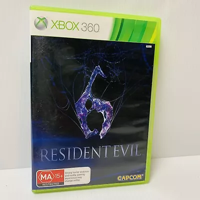 Resident Evil 6 - Xbox 360 - Complete With Manual - PAL - Free Postage • $14