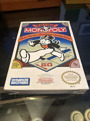Monopoly Complete In Box Nintendo Nes Game Poster MINT • $49.99