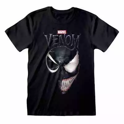 £13.95 • Buy Marvel Comics Spider-Man - Venom Split Face (Unisex) T-Shirt (Black)
