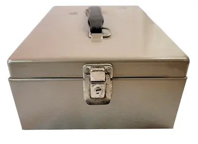 Vintage Rockaway Metal Cash/Lock Box With 2 Keys Clean • $17.49