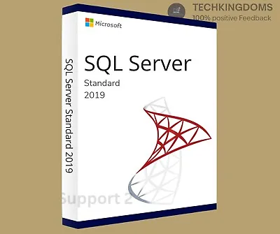 Microsoft SQL Server 2019 Standard 64bit 24 Core Unlimited User CALs • £459