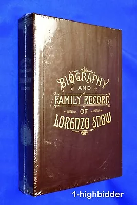 NEW! Biography & Family Record Of Lorenzo Snow Leather LDS Mormon Employee Gift • $24.99