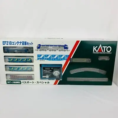 KATO EF210 Container Freight Car Set Passport Special N Gauge Train Rail T • $223.86